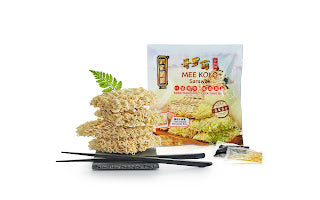 SARAWAK Kolo Mee noodle 85 gram mix sauce packed : LJMX brand